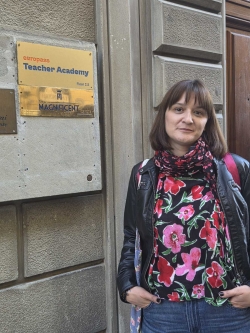 Nastavnica likovne umjetnosti i engleskog jezika Emilija Leskovar na Erasmus+ mobilnosti u Italiji
