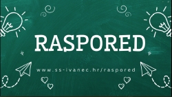 Objavljen raspored sati za 1. i 2. tjedan